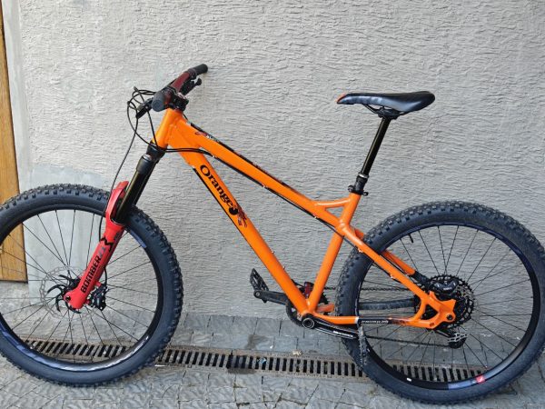 Велосипед Enduro Orange Crush 27.5+ L 180мм фото 5