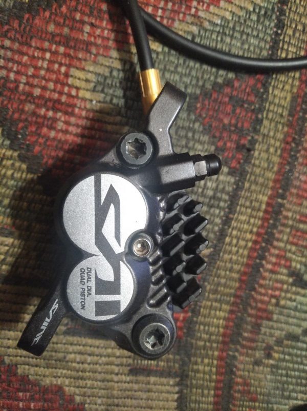 Гідравлічні тормоза Shimano Saint M820 + ротори ICE TECH фото 2