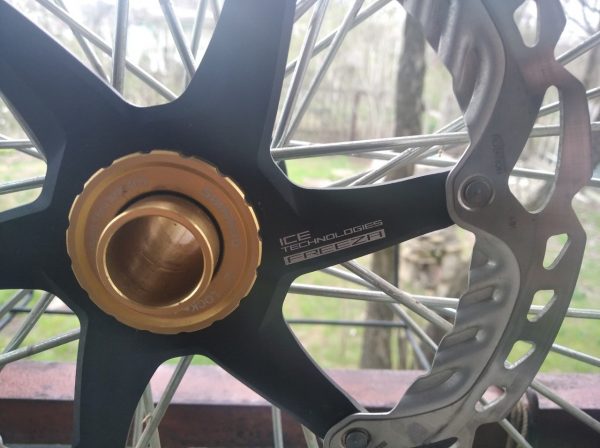 Гідравлічні тормоза Shimano Saint M820 + ротори ICE TECH фото 7