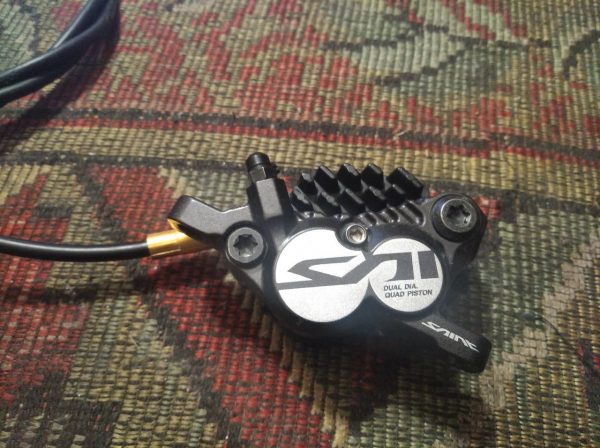 Гідравлічні тормоза Shimano Saint M820 + ротори ICE TECH фото 4