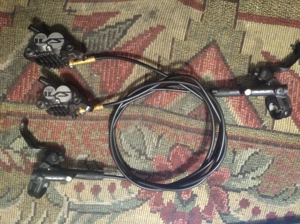 Гідравлічні тормоза Shimano Saint M820 + ротори ICE TECH фото 5