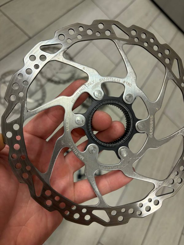 Гальмівні диски + адаптер + манетка + перекидка фото 5