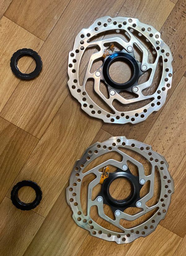 Ротори Shimano SM-RT10-S 160 мм Center Lock 2 шт фото 1