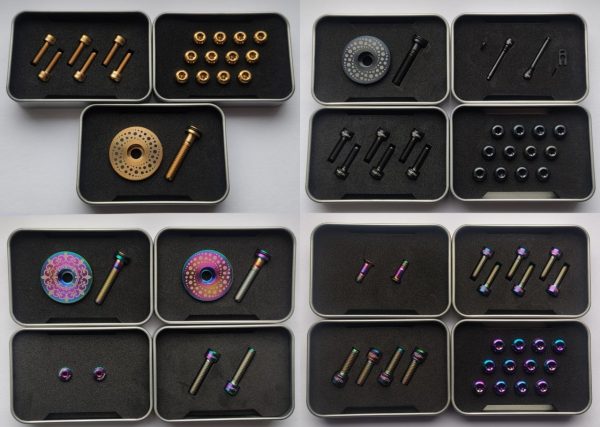 Титанові комплектуючі Risk набір 17 позицій фото 6