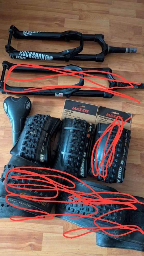 Rock Shox Yari + Pike RC 27.5 + колеса + трансмісія та ін. фото 2