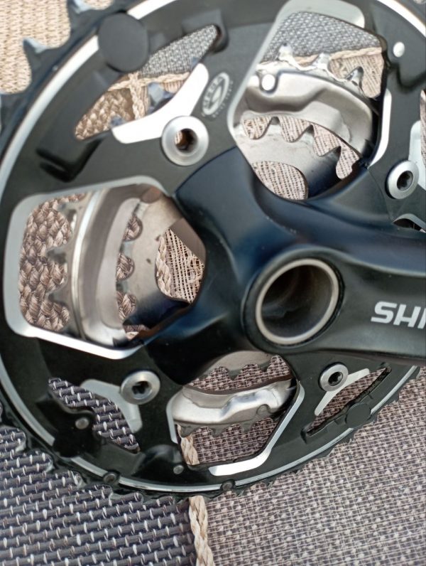 Шатуни Shimano Deore 44-32-22T Hollowtech II + Каретка Shimano Hollowtech II фото 1