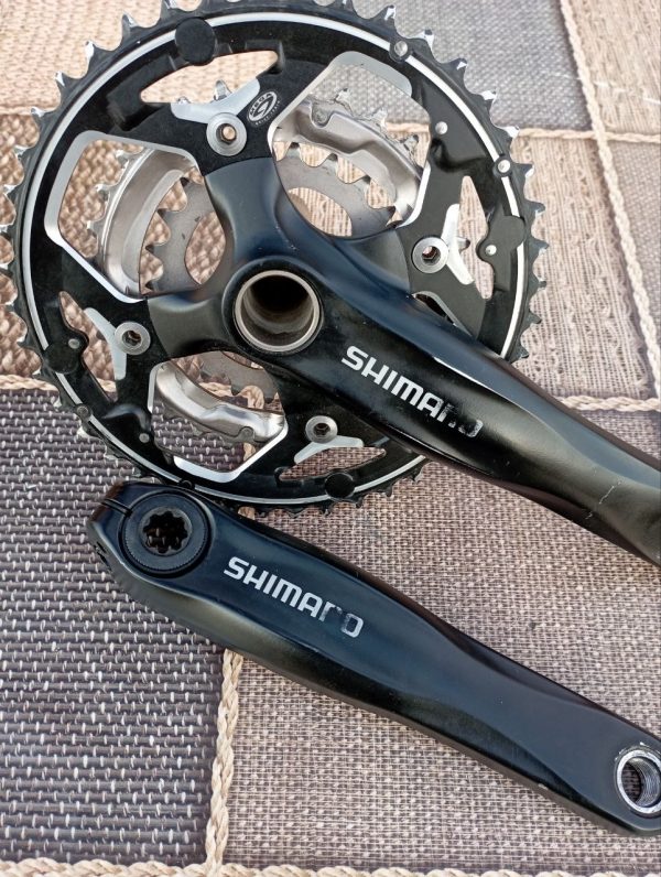 Шатуни Shimano Deore 44-32-22T Hollowtech II + Каретка Shimano Hollowtech II фото 5