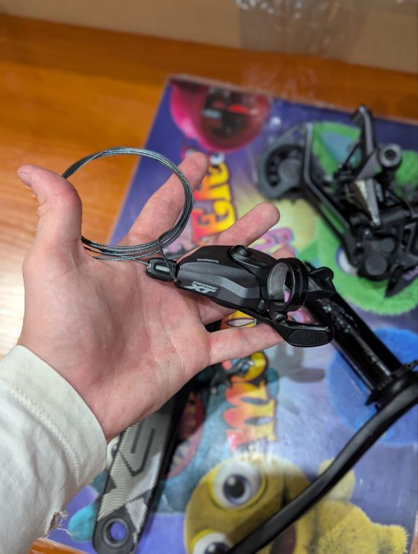 Шатуни Sram SX Eagle + перемикач Shimano + манетка + налокотники TLD фото 6