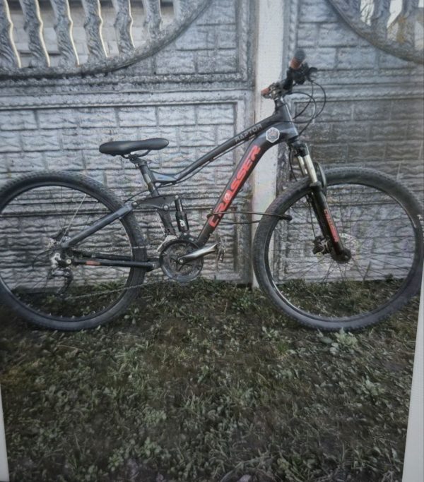 Велосипед Crosser з вилкою Suntour та гальмами Shimano MT200