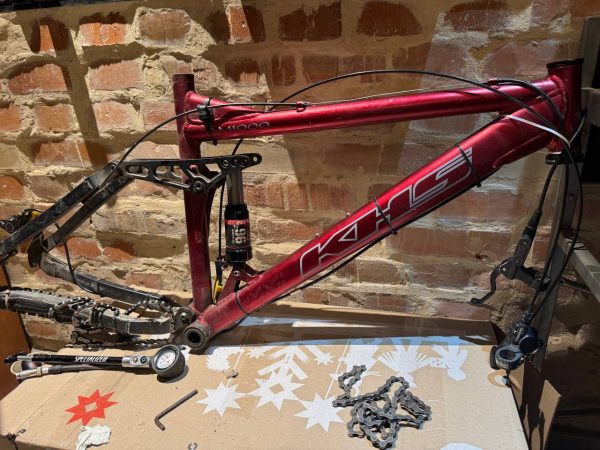 Рама Canyon Torque FRX M + рама KHS M1000 + вилка Marzocchi 380 C2R2 Ti фото 2