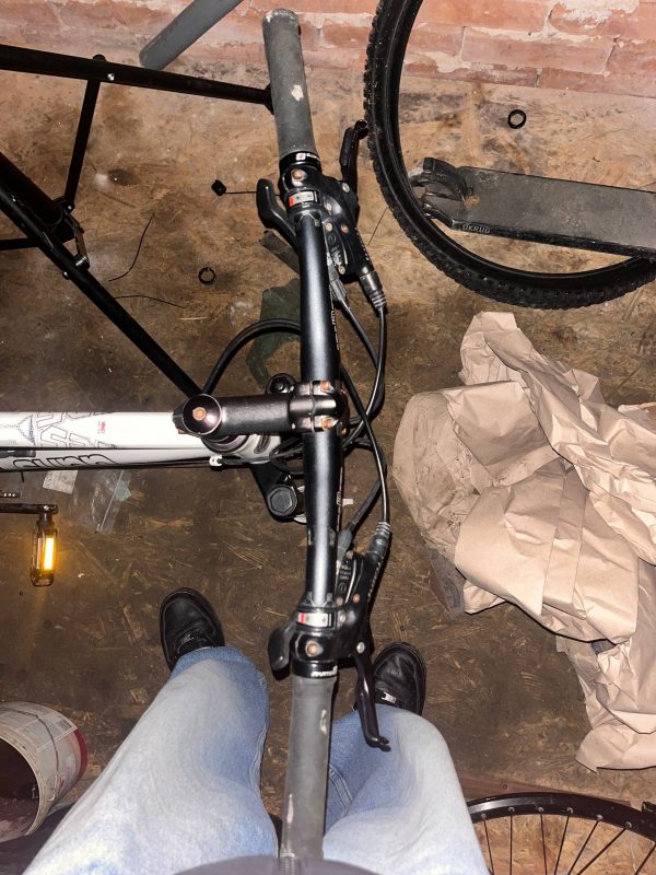 Рама Sunn L + шатуни, гальма, кермо, сідла та інші запчастини фото 7