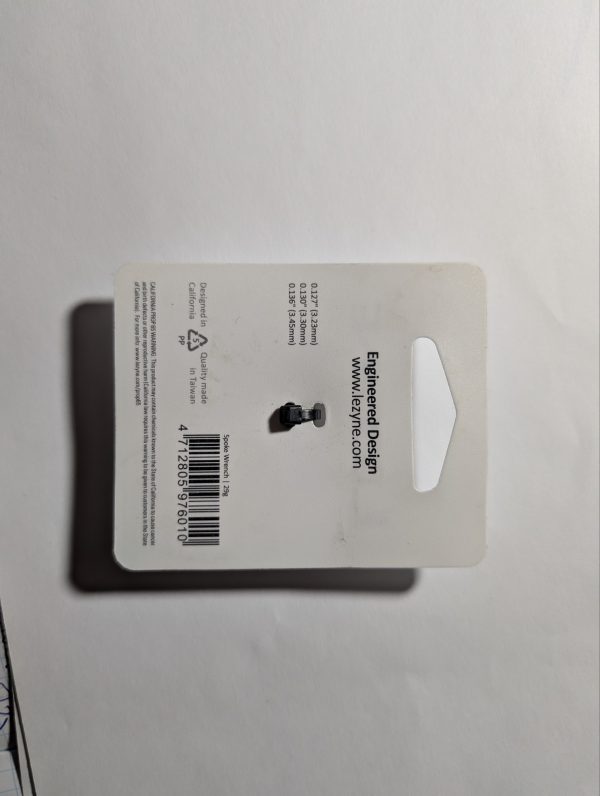 Ключ для спиць LEZYNE 3-Way Spoke Wrench фото 2