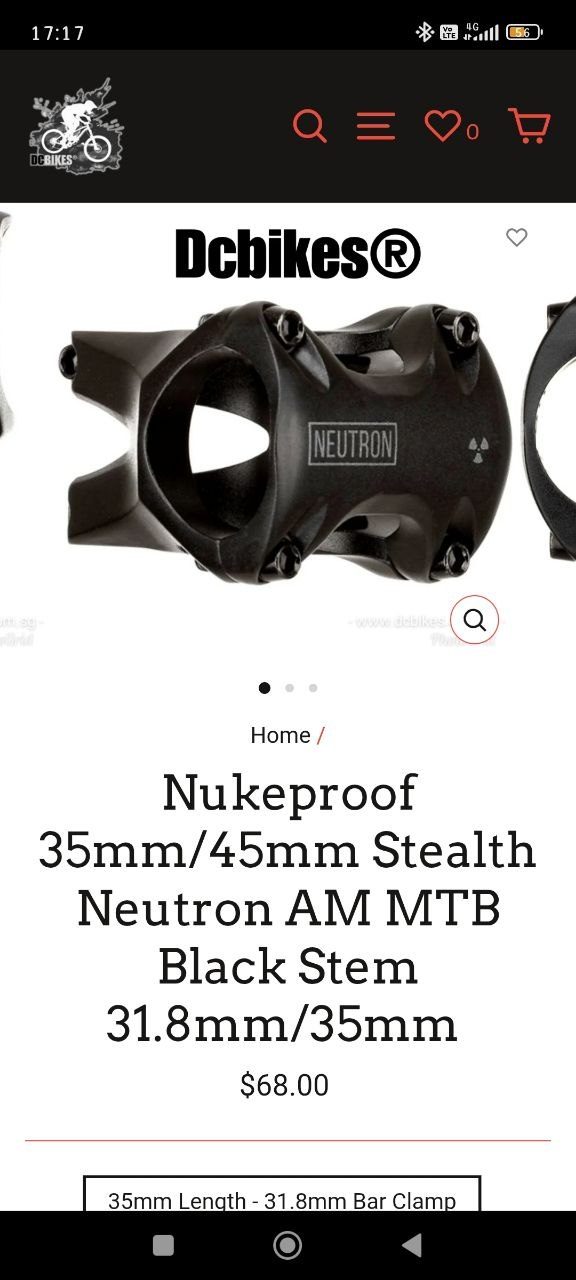 Винос Nukeproof 31.8 фото 4