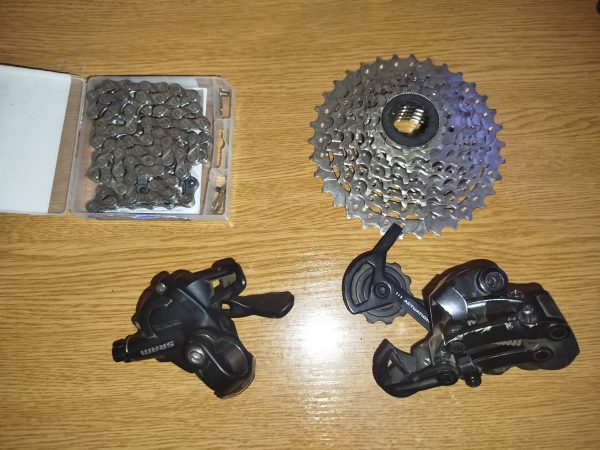 SRAM X4 трансмісія + RockShox Monarch R амортизатор фото 2