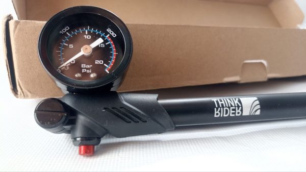 Повітряний насос високого тиску Thinkrider 300 psi з манометром фото 4
