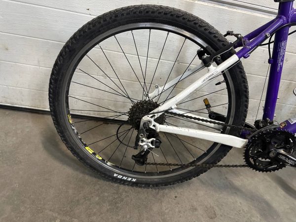 Рама велосипеда 18" + Манетки Deore 3x9 + Перекидка Deore + Гальма Avid + Шатуни Truvativ Fived + Вилка RST First Air фото 2