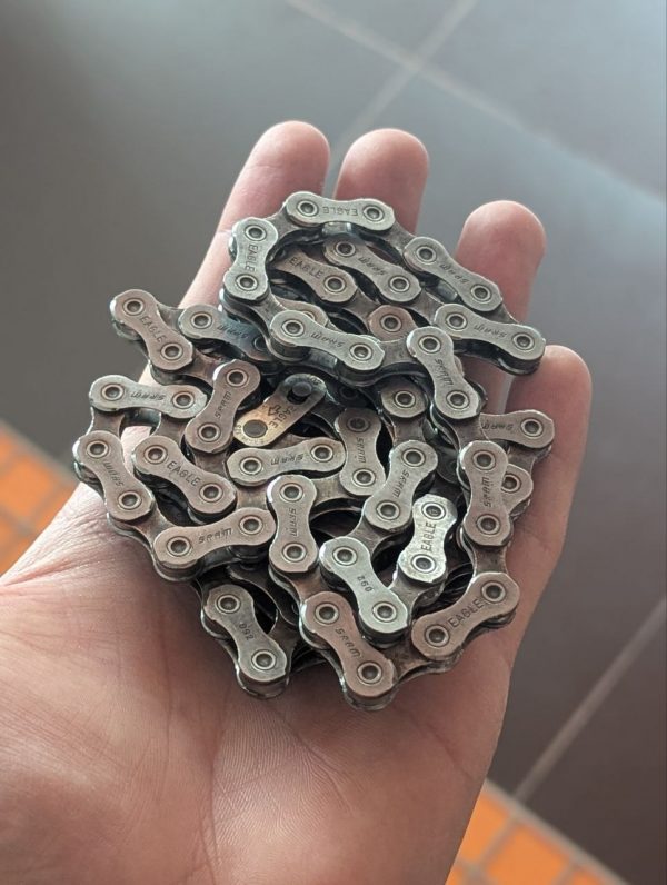 Shimano RD-M8100 XT + налокотники TLD + грипси Nukeproof + ротори Sram + ланцюг фото 9