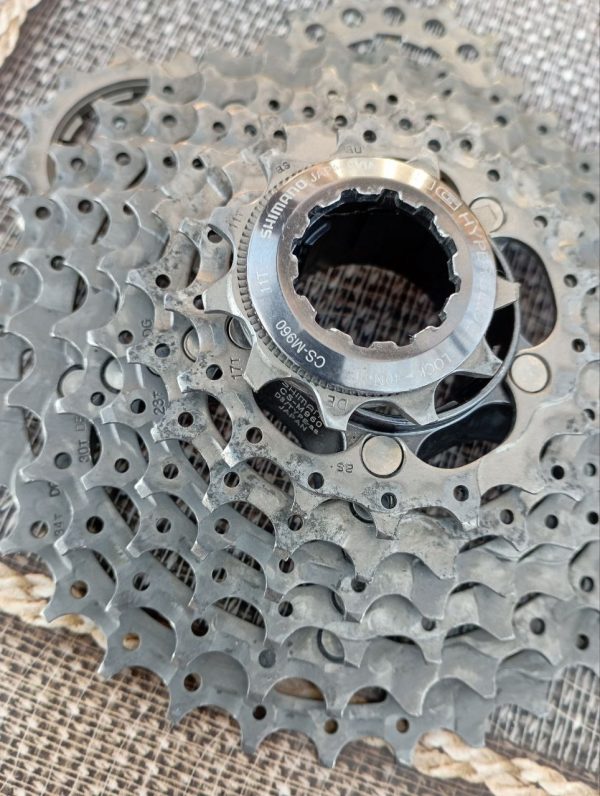 Комплект Shimano XTR 960 (передній перемикач + задній перемикач + касета) фото 4